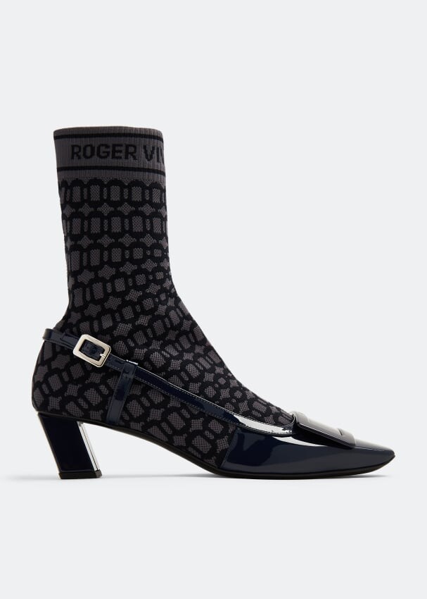 

Ботинки Roger Vivier Belle Vivier Sock Ankle, синий