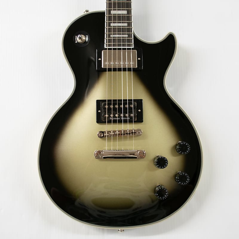 

Электрогитара Epiphone Adam Jones Les Paul Custom Art Collection Electric Guitar - Korin Faught's, "Sensation", Antique Silverburst