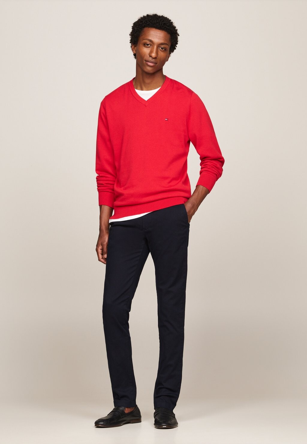 

Брюки-чиносы BLEECKER ESSENTIAL Tommy Hilfiger, темно-синий