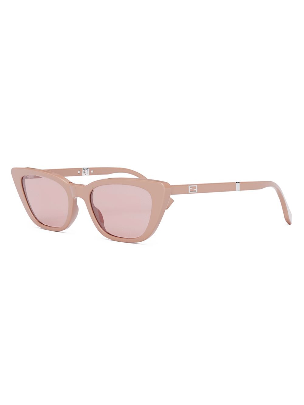 

Солнцезащитные очки "кошачий глаз" Baguette 51MM Fendi, розовый