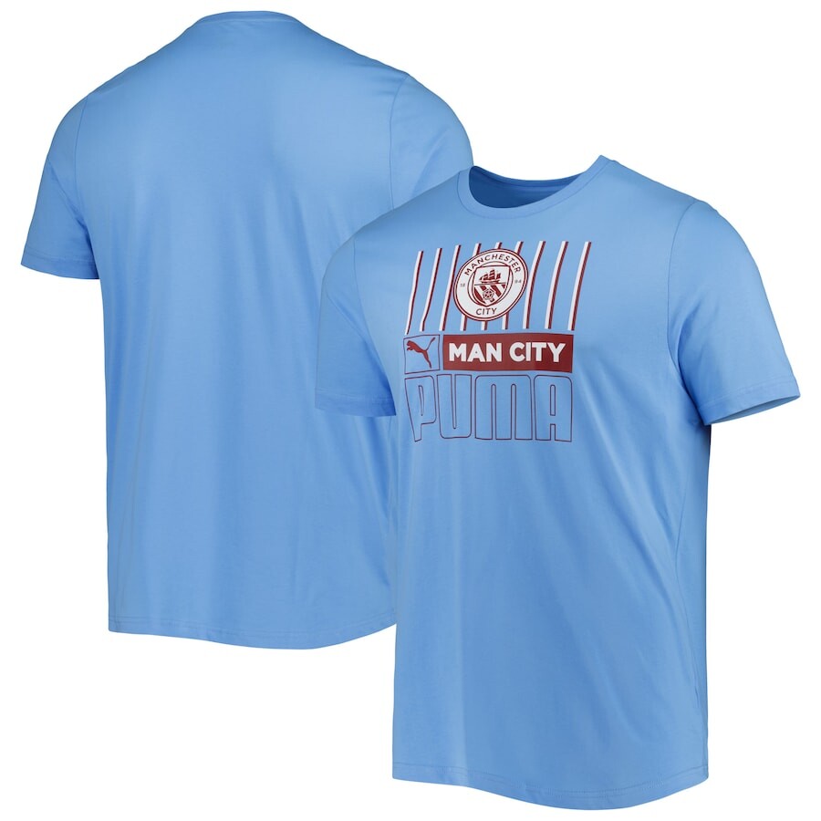 

Футболка с коротким рукавом Puma Manchester City, синий