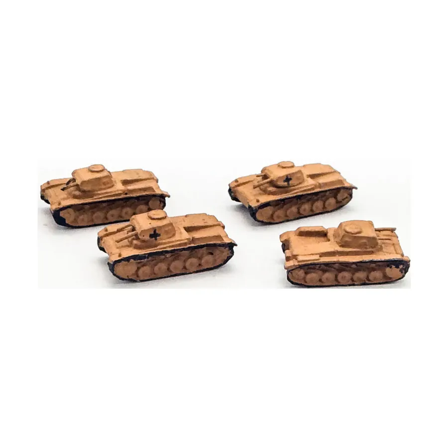 

Pz II A, B и C #5, WWII Micro Armour - Germany - Loose Miniatures (1:285)
