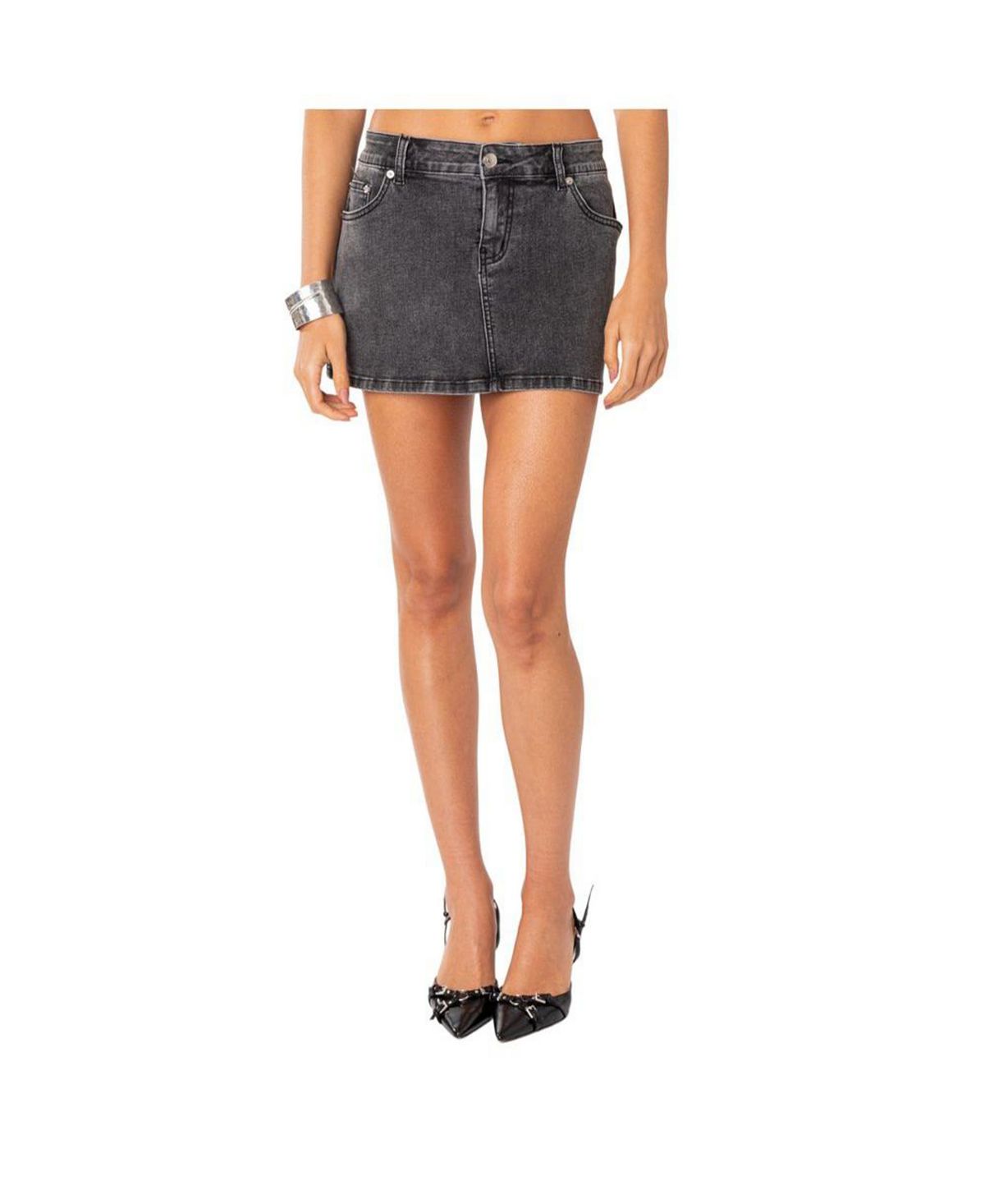 цена Женская джинсовая мини-юбка Waverly Edikted