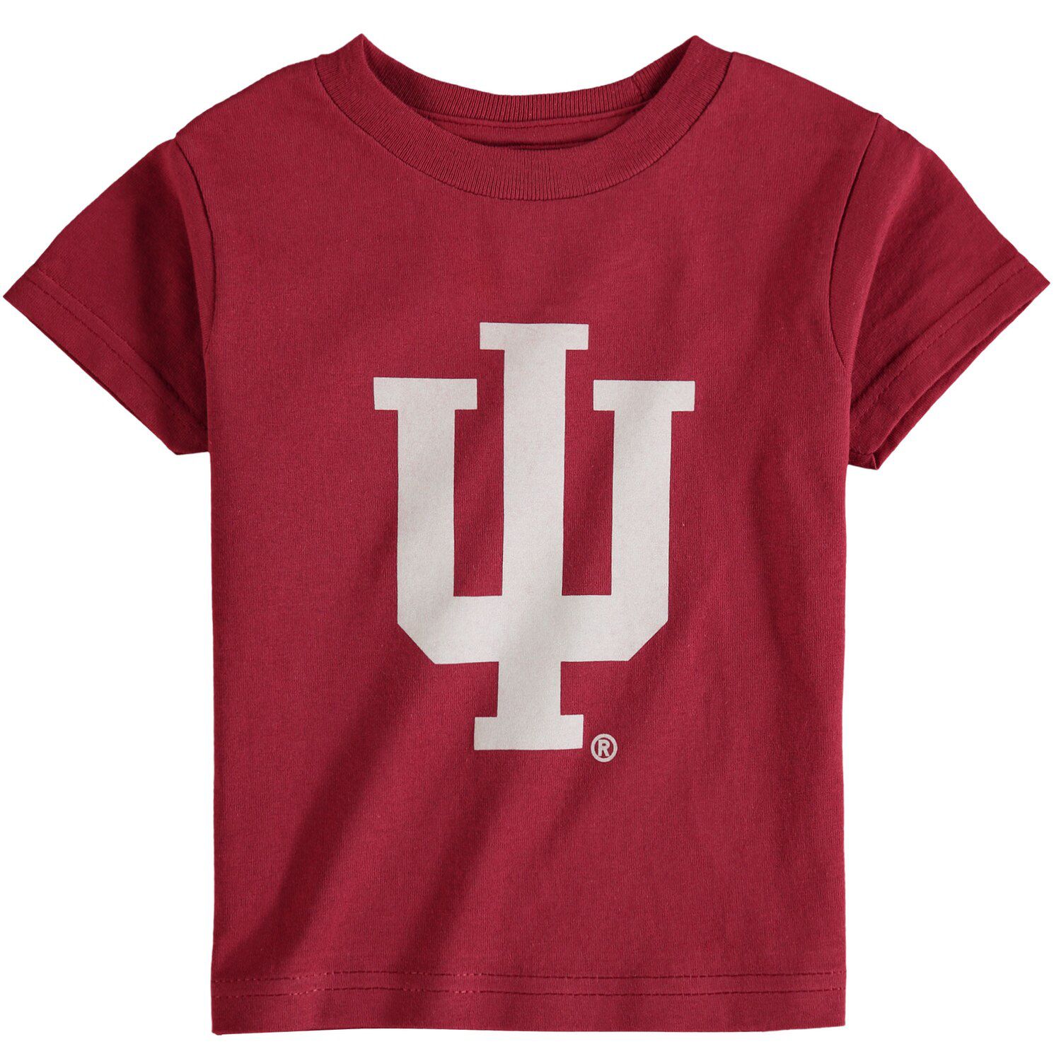 

Футболка с большим логотипом для малышей Crimson Indiana Hoosiers Unbranded