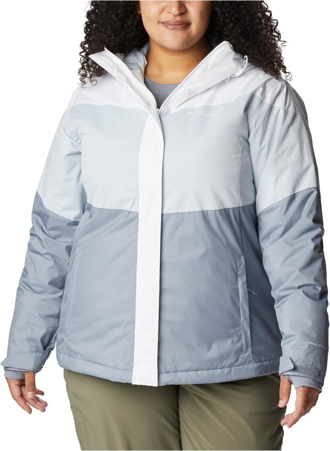 

Утепленная куртка Tipton Peak II больших размеров Columbia, цвет White/Tradewinds Grey/Cirrus Grey