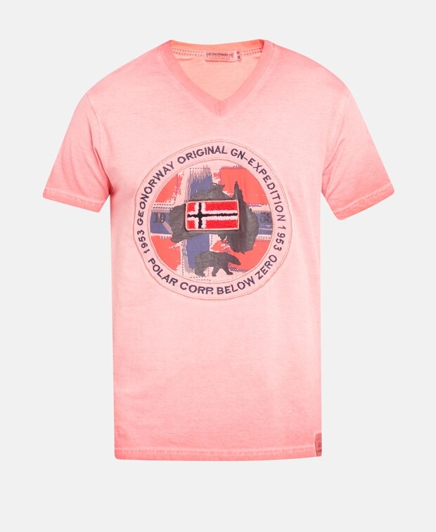

Футболка Geographical Norway, роза