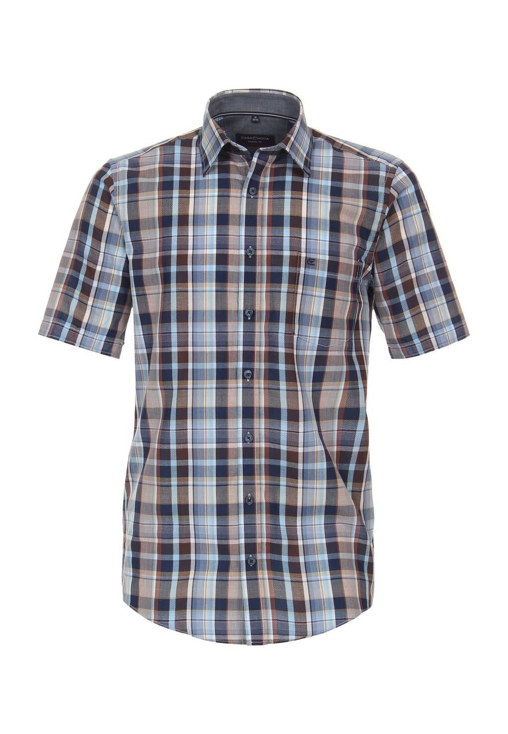 

Рубашка KURZARM KARIERT CASUAL FIT CASAMODA, цвет graues dunkelblau