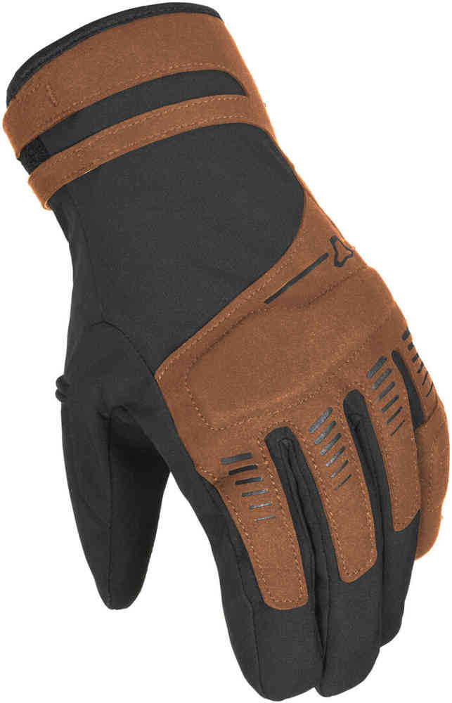 Водонепроницаемые женские мотоциклетные перчатки Dim RTX Macna, черно-коричневый