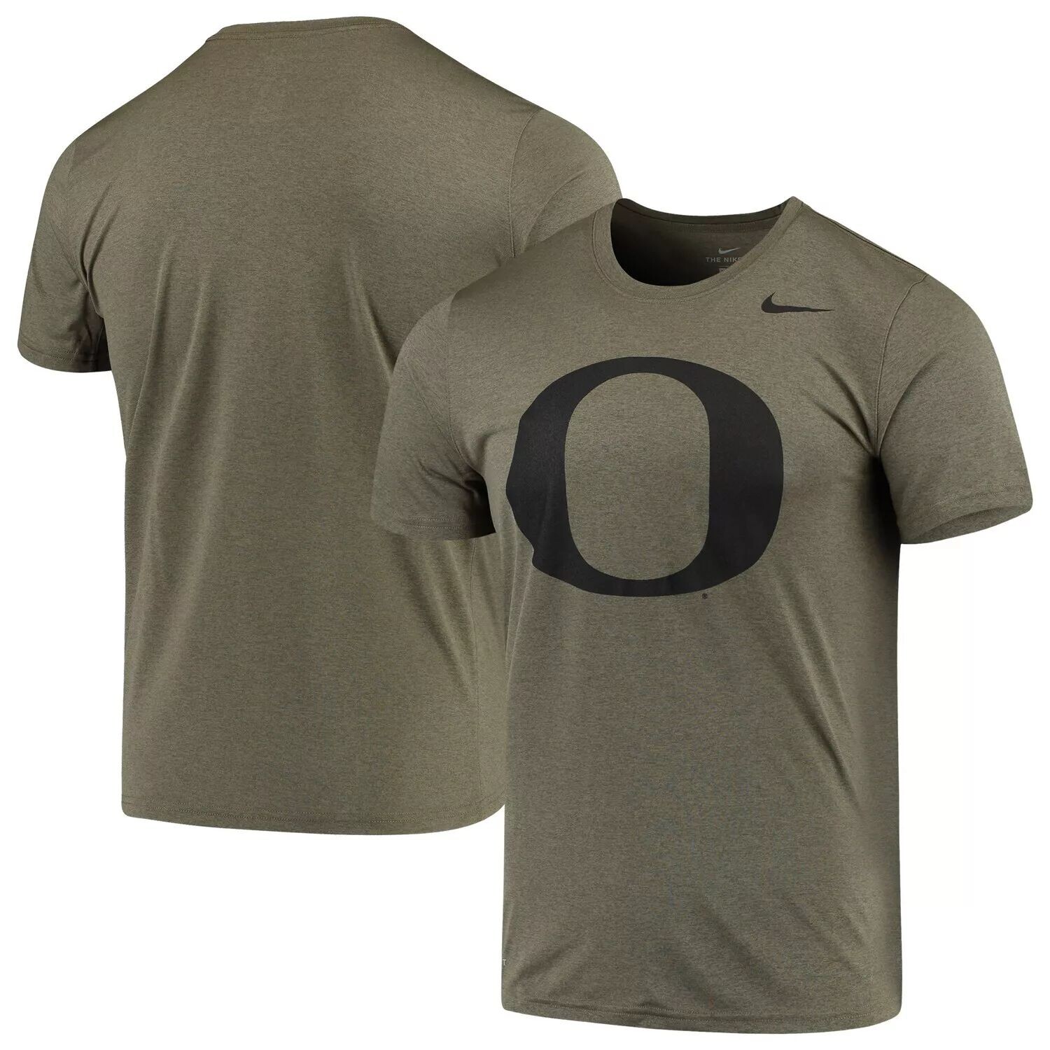 

Мужская футболка Nike Olive Oregon Ducks в тон с логотипом Legend Performance