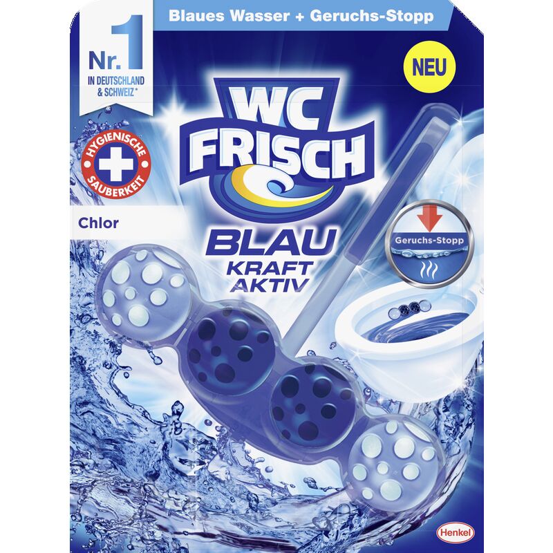 

Blue Power-Active ароматизатор-кондиционер с хлором WC FRISCH, 50 g