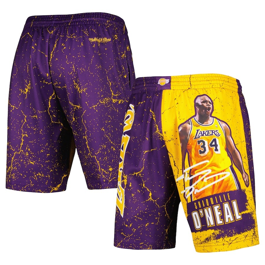 

Шорты Mitchell & Ness Los Angeles Lakers, фиолетовый