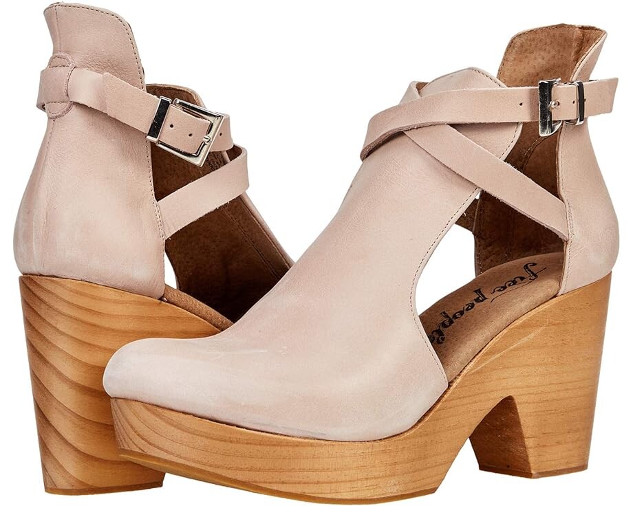 

Ботинки Free People Cedar Clog, розовый