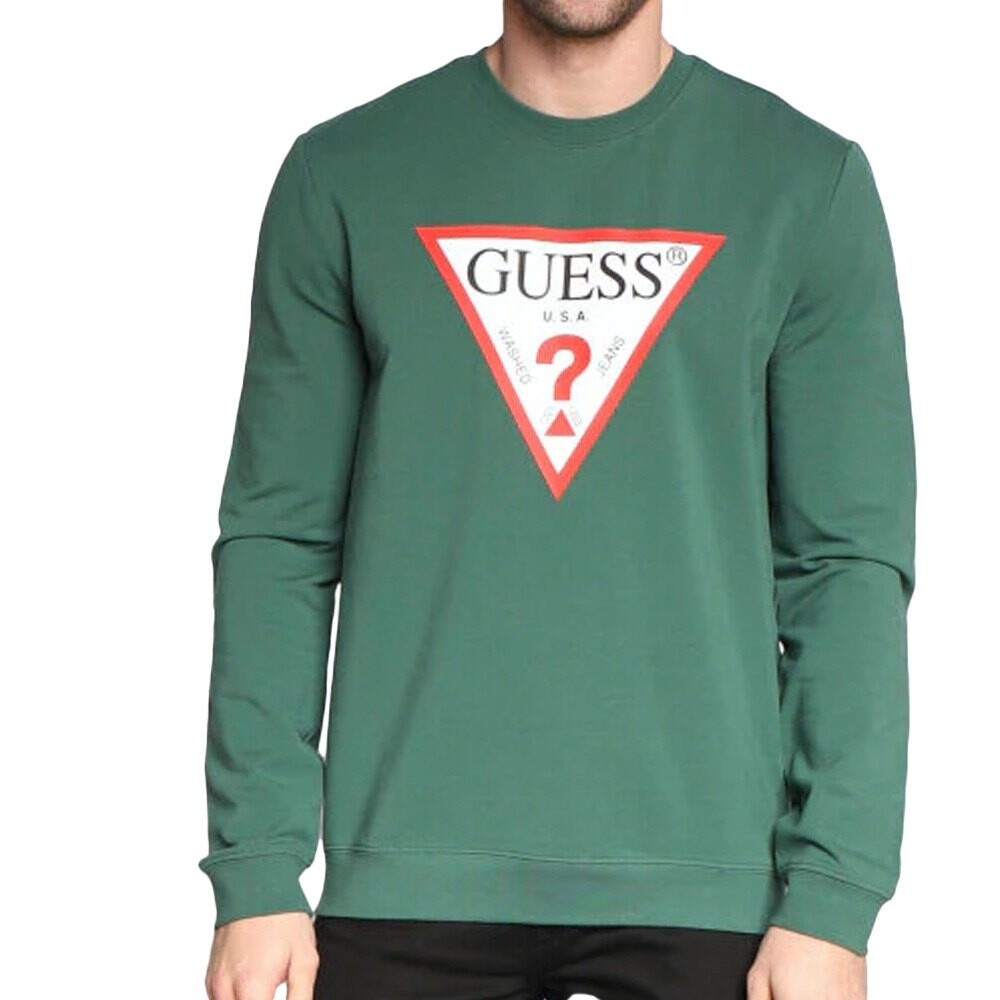 

Толстовка Guess Triangle Logo, зеленый
