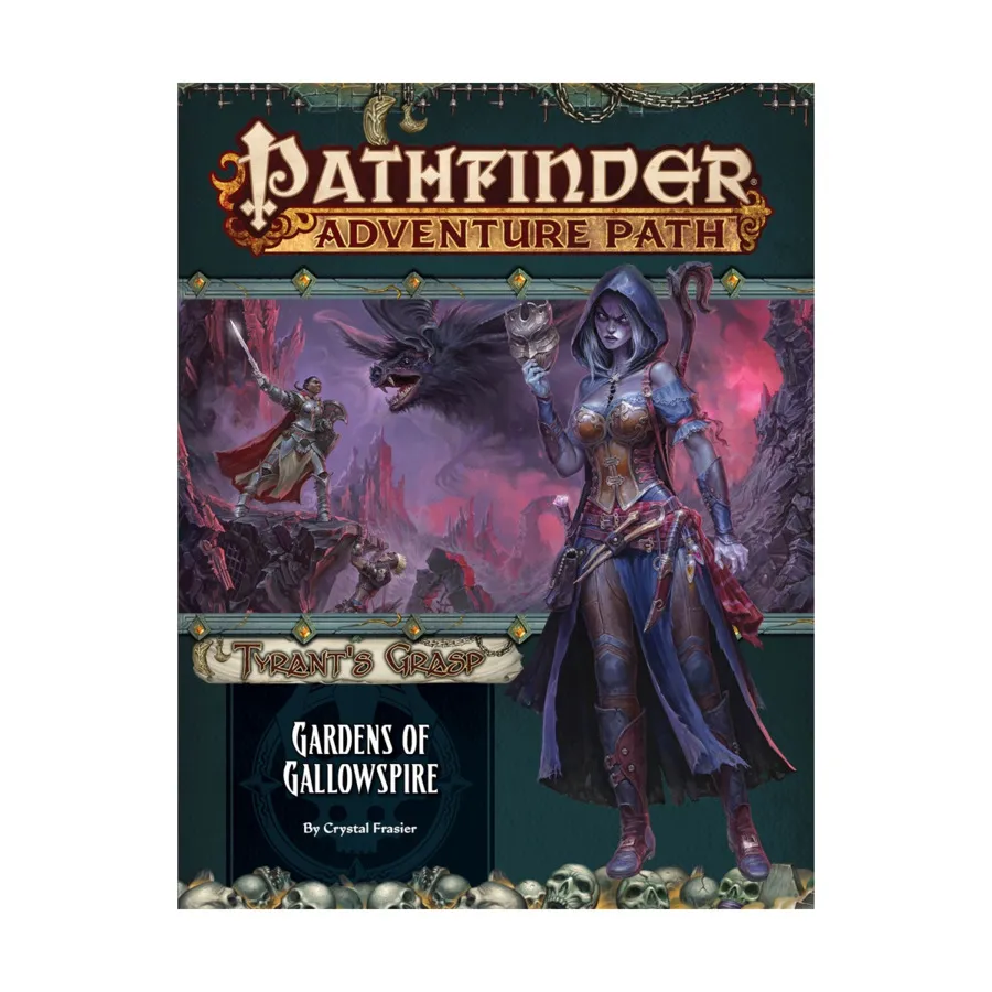 

#142 "Tyrant's Grasp #4 - Gardens of Gallowspire", Pathfinder Roleplaying Game (1st Edition) - Adventure Path #121 - #144, мягкая обложка