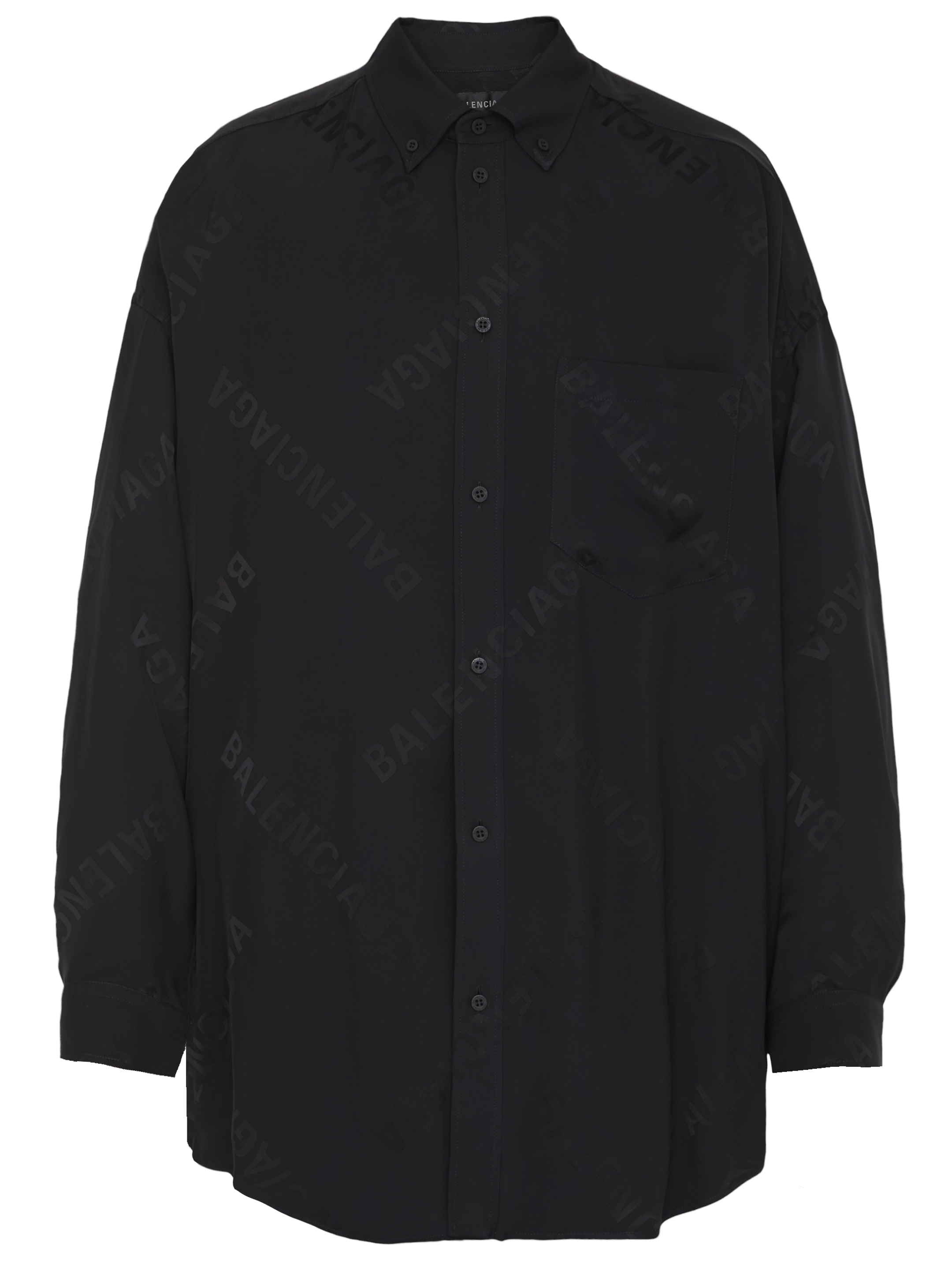 цена Рубашка Balenciaga Cocoon, черный