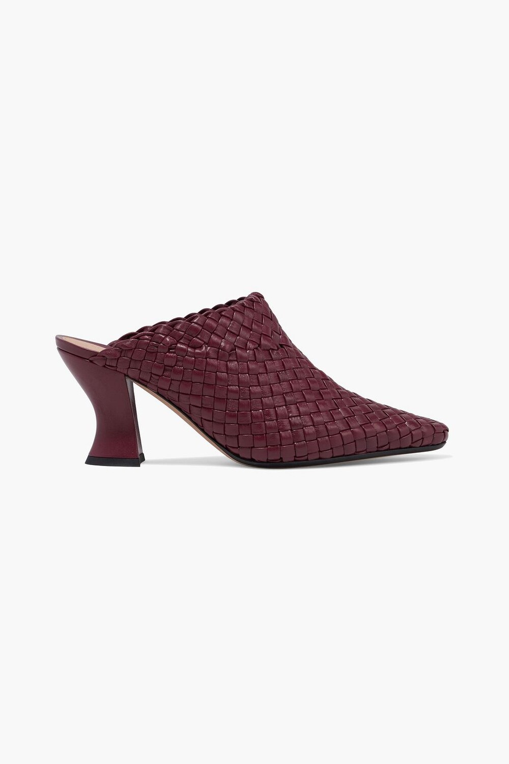 

Кожаные мюли Almond intrecciato BOTTEGA VENETA, бордовый