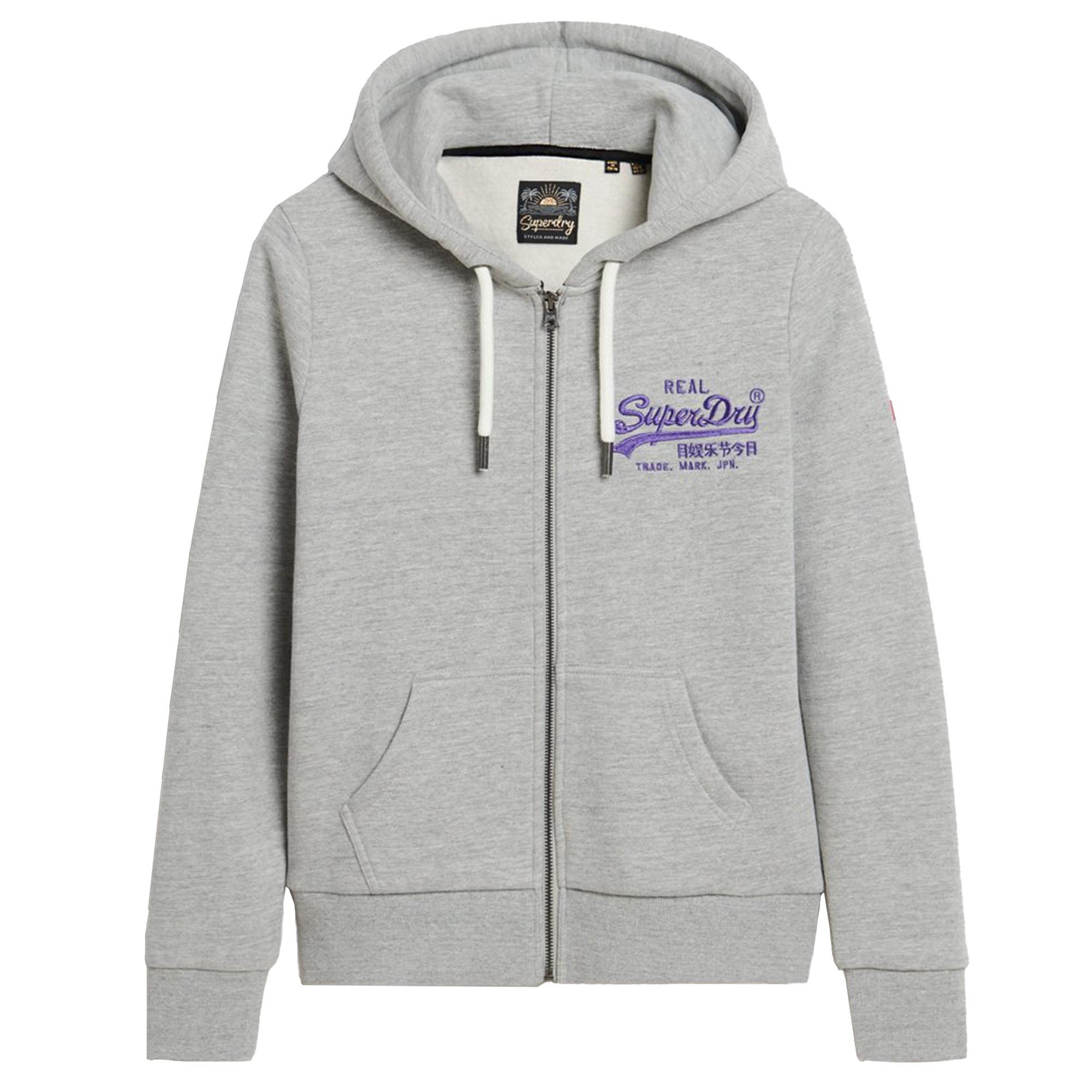 

Толстовка Superdry Sweatjacke, серый