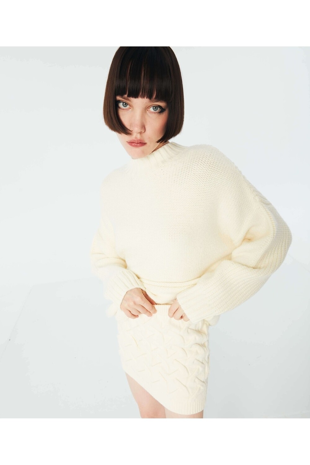 

Свитер - Экрю - Oversize Twist, экрю