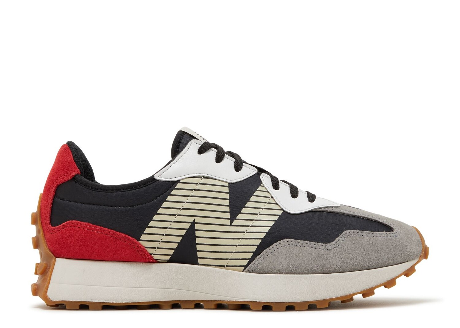 

Кроссовки New Balance 327 'Black Team Red', черный