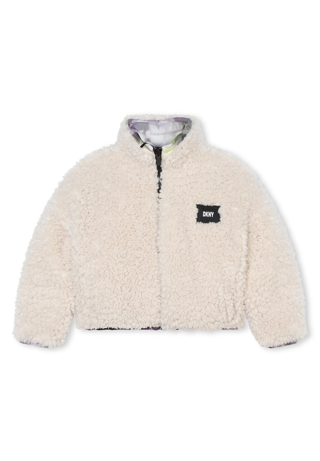 

Флисовая куртка Reversible Puffer DKNY, цвет violet vert