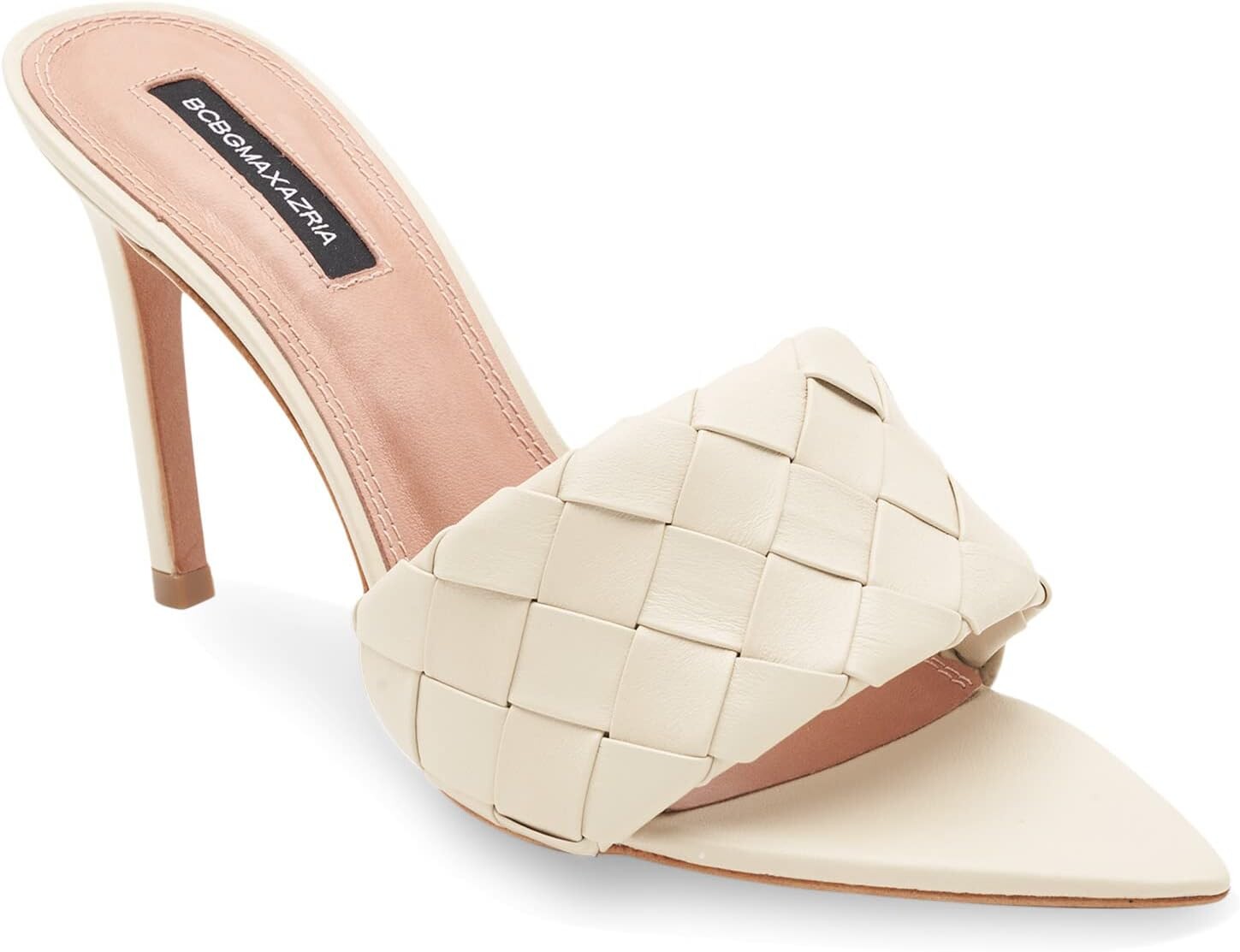 

Туфли BCBGMAXAZRIA Danni Woven Leather Mule, цвет Magnolia