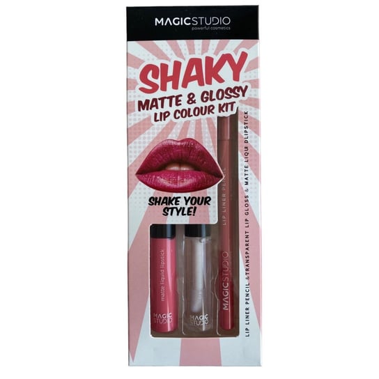 Набор для макияжа губ, 3 шт. Magic Studio Shaky