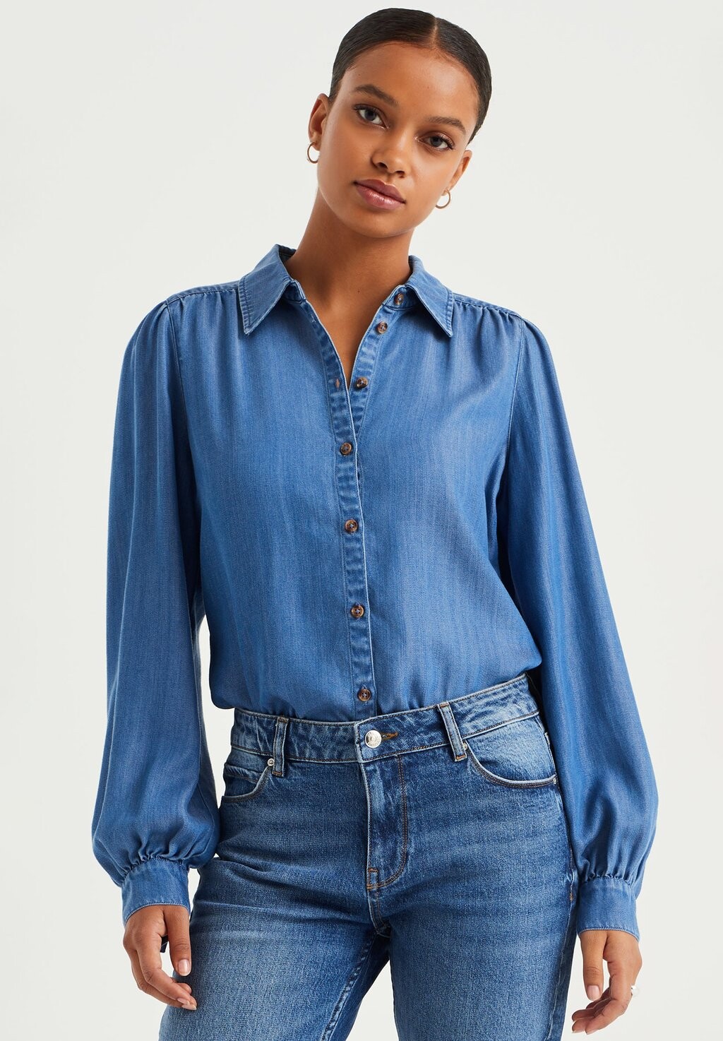 

Рубашка Blue Ridge WE Fashion, синий