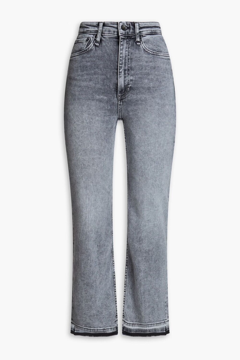 

Расклешенные джинсы Casey с высокой посадкой Rag & Bone, серый