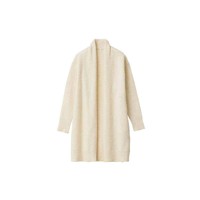 

Кардиган женский Muji бархатный, слоновая кость