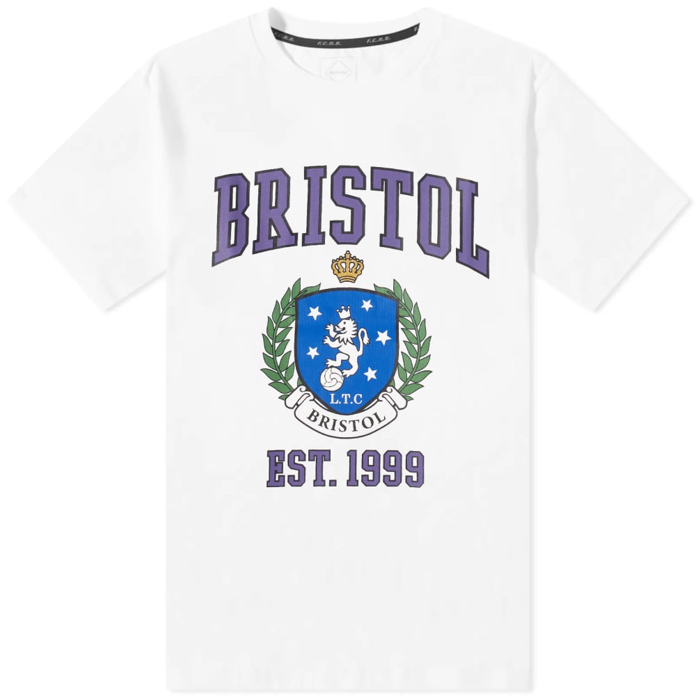 Мешковатая футболка F.C. Real Bristol Laurel, белый мешковатая футболка f c real bristol laurel черный
