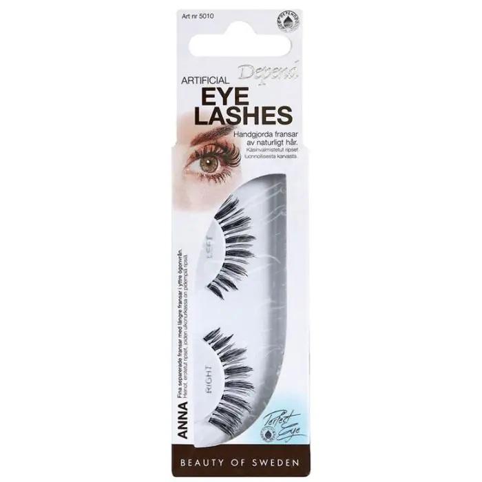 

Накладные ресницы pestañas postizas artificial Depend, цвет anna