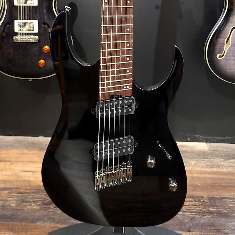 

Электрогитара Ibanez RGMS7-BK Black Multi-Scale 7-String Guitar #139