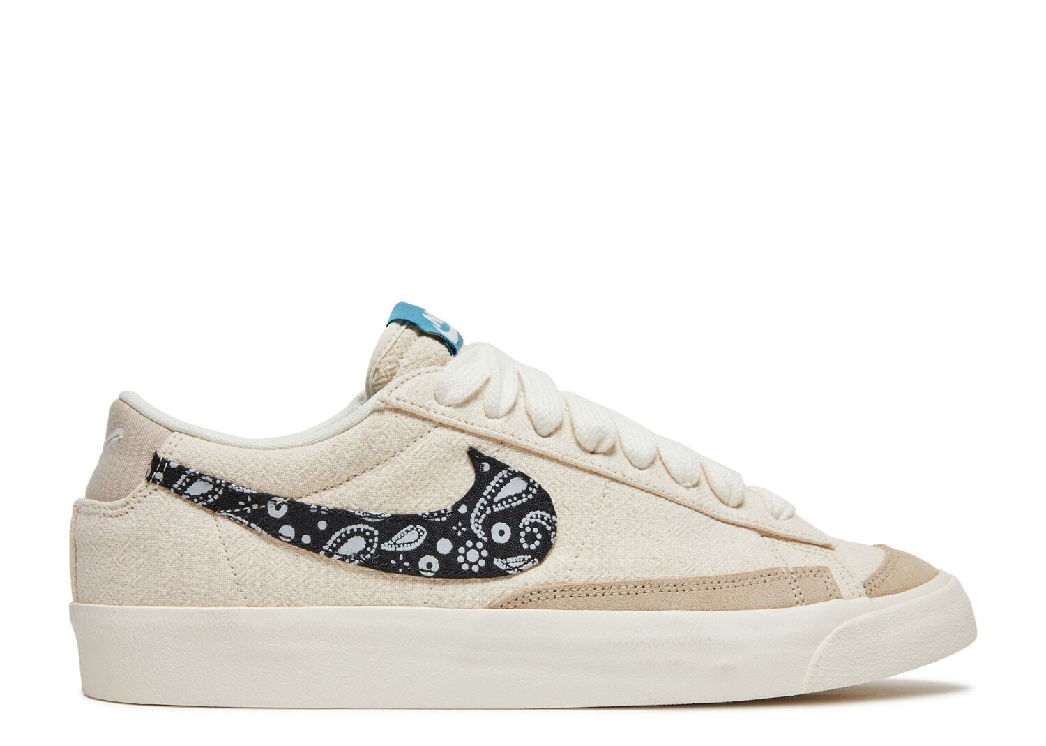 

Кроссовки Nike Blazer Low '77 Vintage 'Paisley Swoosh', кремовый, Бежевый