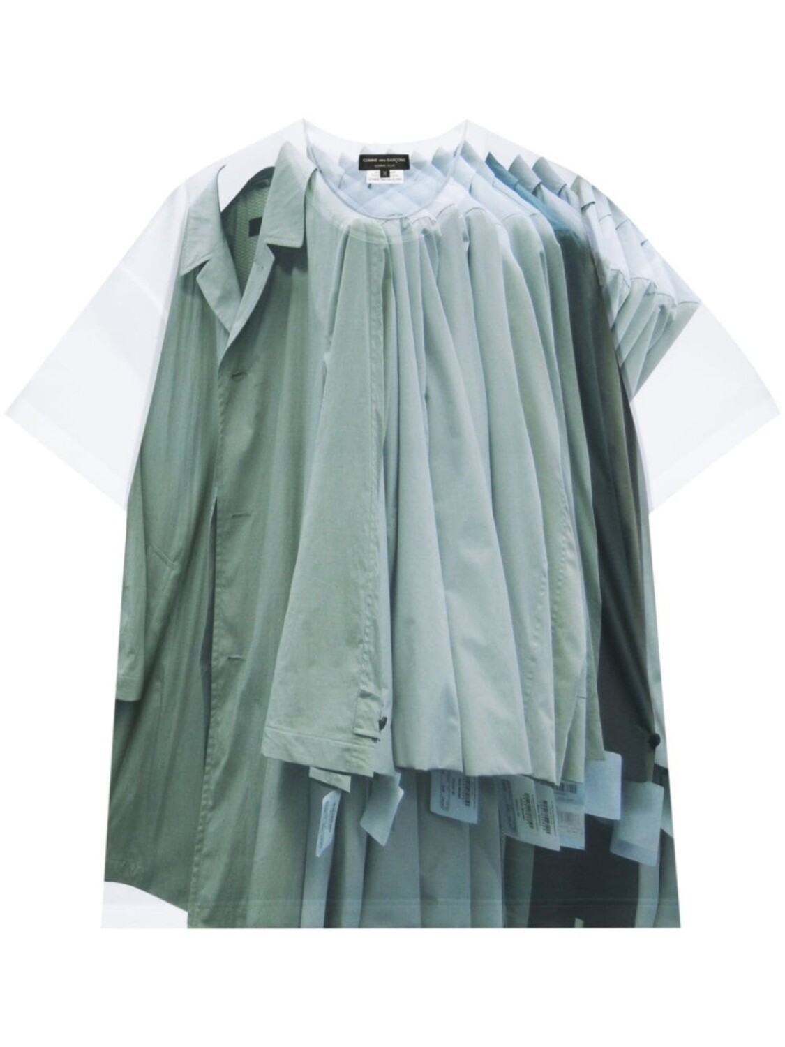 

Футболка Hanging Jackets Comme des Garçons Homme Plus, зеленый