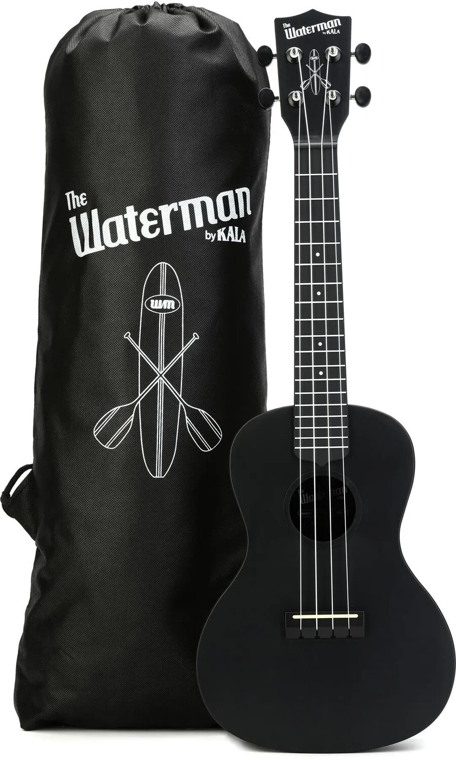 

Концертная гавайская гитара Kala Waterman Beach Collection - Black Sand