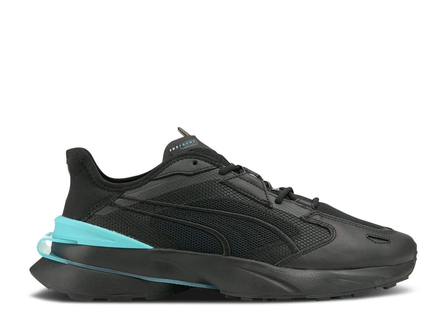 

Кроссовки Puma Pwrframe Op-1 Equinox 'Black Elektro Aqua', черный