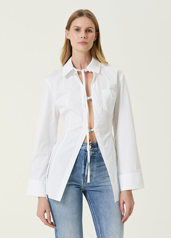 

Белая рубашка Jacquemus