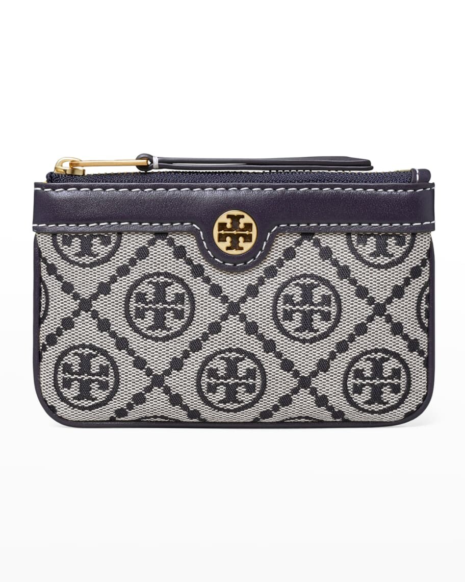 

T Monogram Pouch Card Case Holder Tory Burch