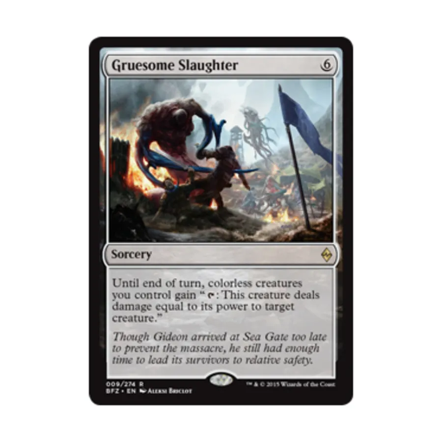 

CCG Ужасная резня (клавиша R), MTG - Battle for Zendikar