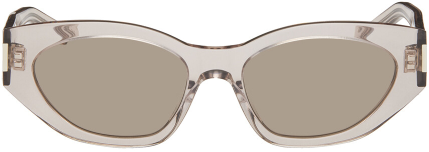 

Бежевые солнцезащитные очки SL 638 Saint Laurent