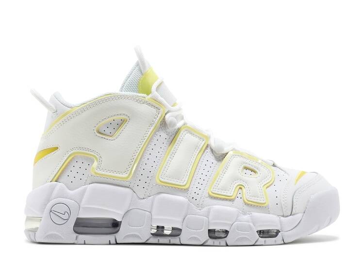 

Кроссовки Nike WMNS AIR MORE UPTEMPO 'LIGHT CITRON', белый