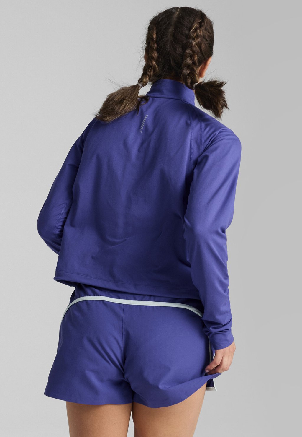 

Топ с длинными рукавами RUN CLOUDSPUN QUARTER-ZIP Puma, синий