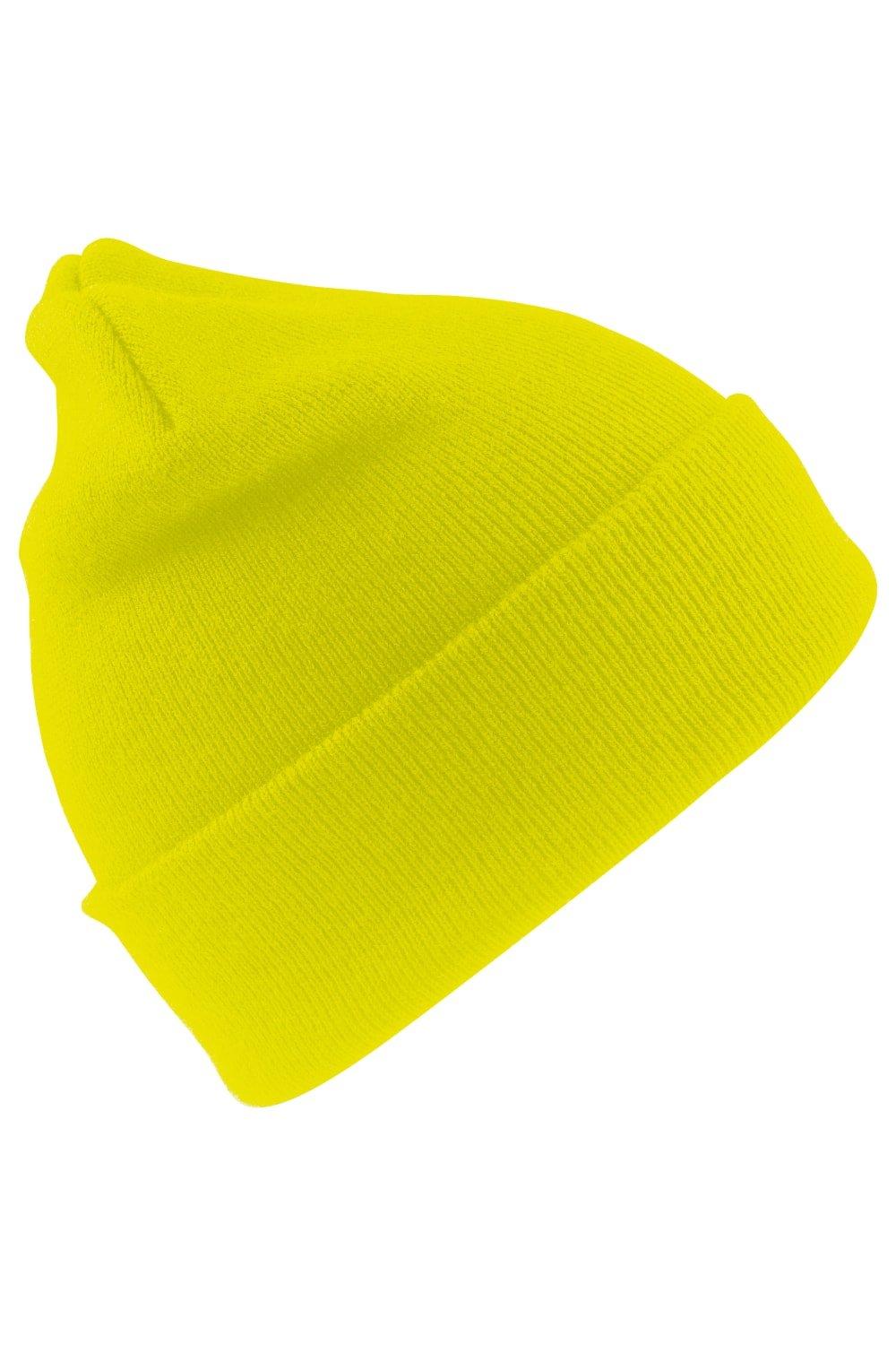 Шерстяная термолыжная/зимняя шапка с утеплителем Thinsulate 3M Result, желтый пряжа семеновская пряжа glasgow 154 абрикос 5 шт по 100 г
