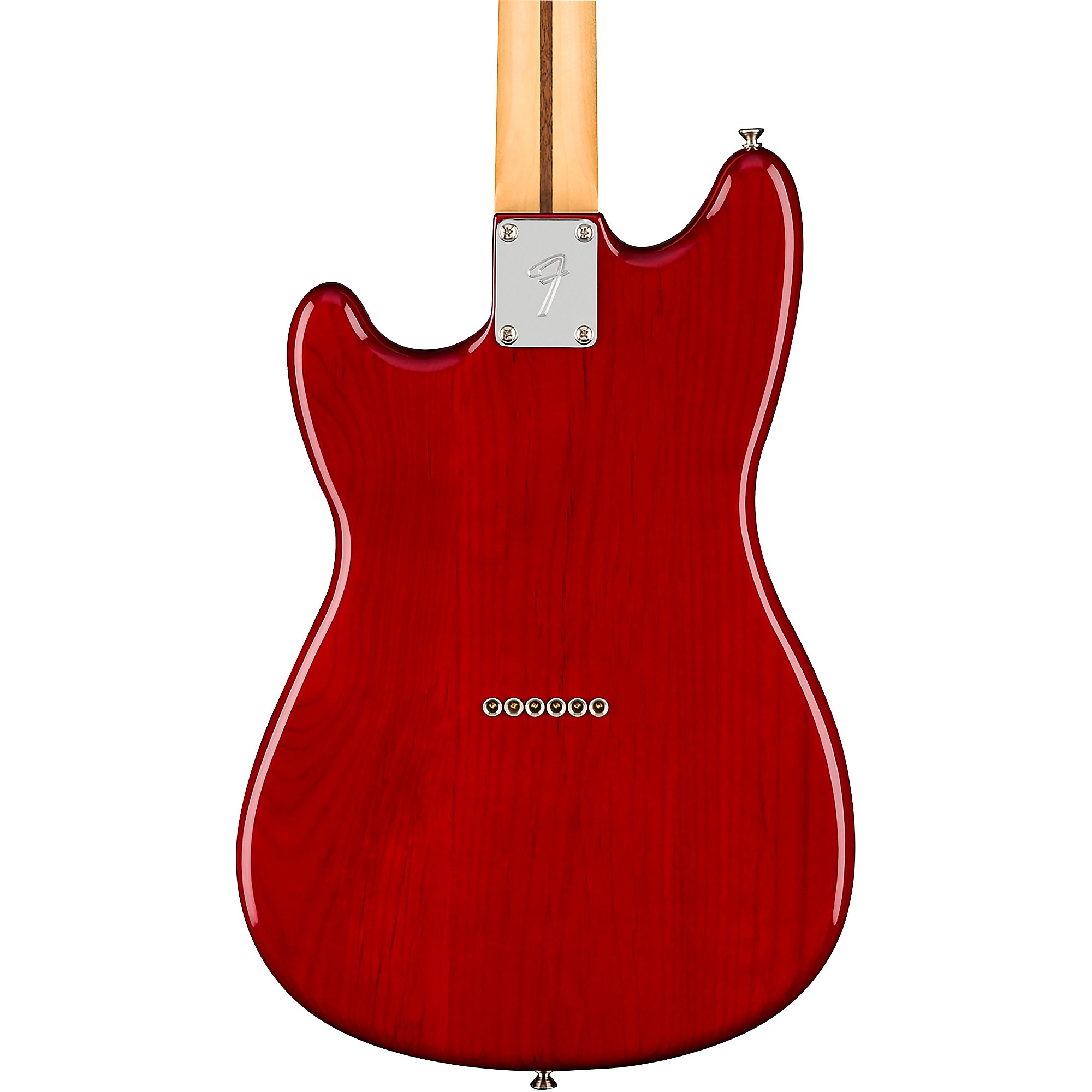 Электрогитара Fender Player Duo-Sonic HS с кленовой накладкой, прозрачный малиновый