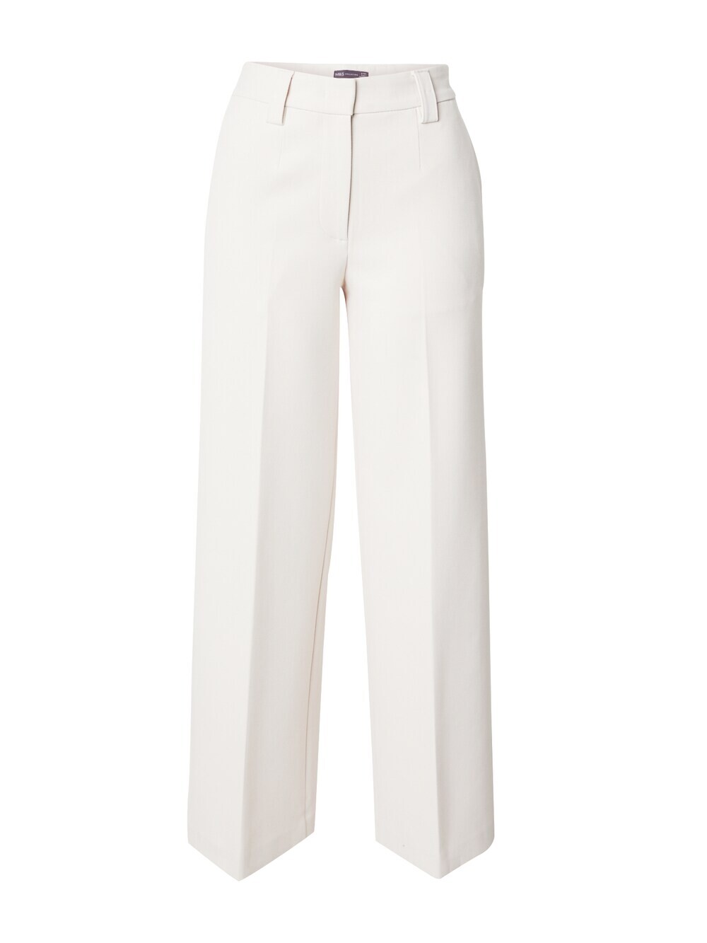 

Широкие брюки со складками Marks & Spencer Frankie, крем