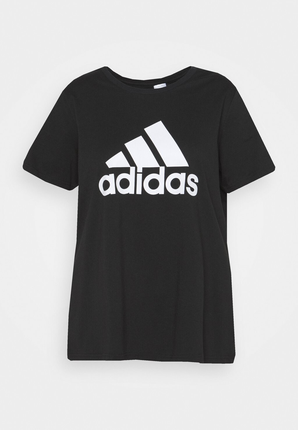 

Футболка с принтом Adidas, черно-белый, Черный