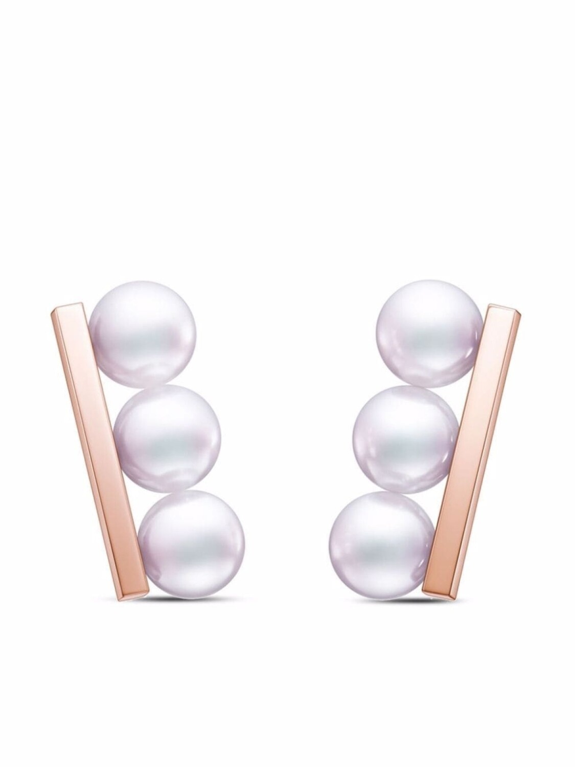 

Серьги Balance Neo из розового золота с жемчугом TASAKI, розовый
