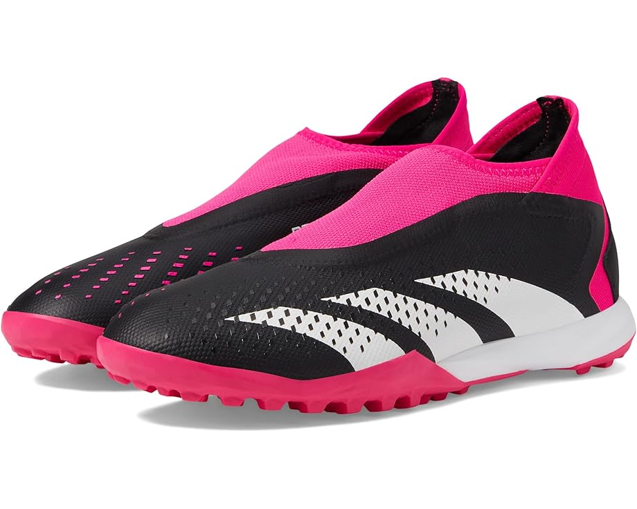 Кроссовки Adidas Predator Accuracy.3 Turf Laceless, цвет Black/White/Team Shock Pink
