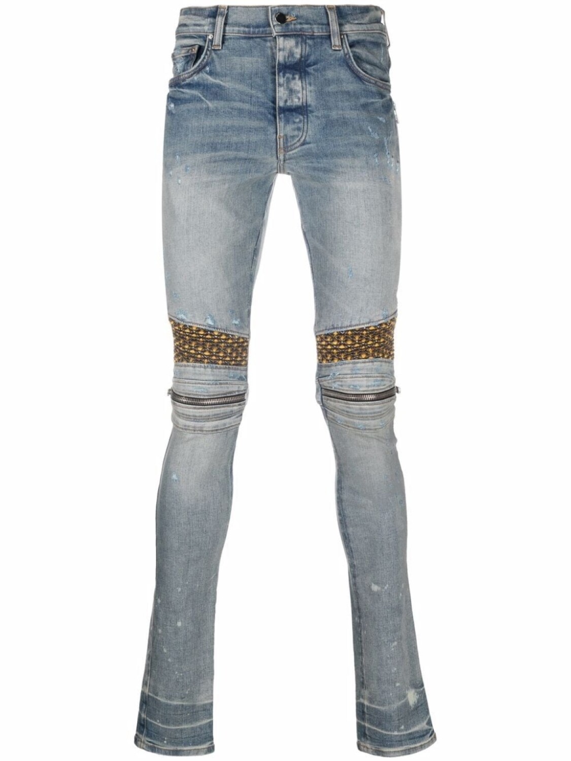 

Джинсы скинни Velvet PJ MX2 AMIRI, синий