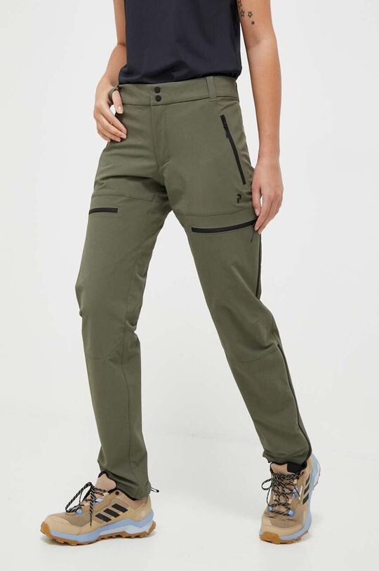 

Уличные брюки Stretch Trek Peak Performance, зеленый